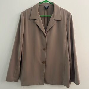 Vintage Women’s Tan Rafaella Lined Blazer Jacket